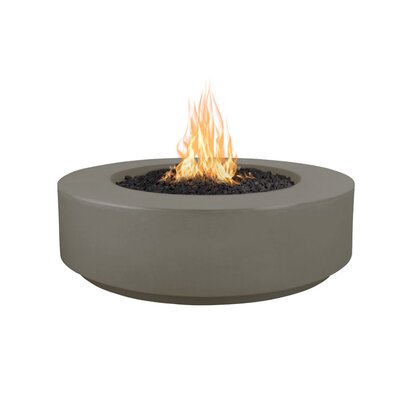 Florence Concrete Fire Pit The Outdoor Plus Finish Ash Fuel Type