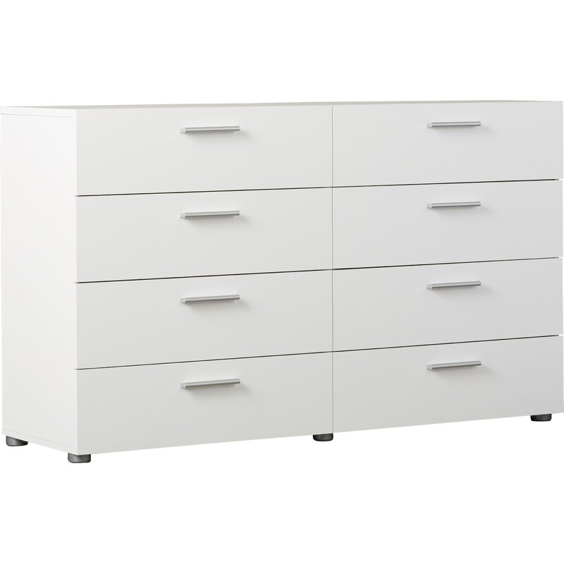 Wade Logan Pannell 8 Drawer Double Dresser Reviews Wayfair