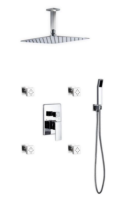 Rebrilliant Cahoon Complete Shower System With Rough In Valve Reviews Wayfair