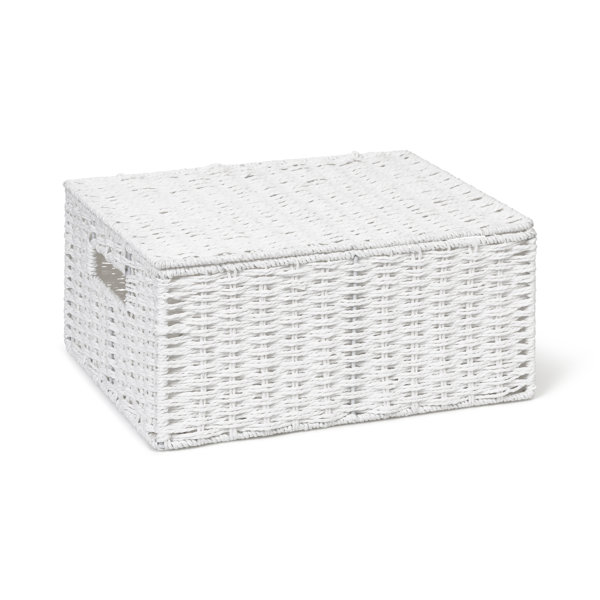 Paper Rope Storage Face August Grove Paper Rope Storage Hamper Rattan Basket & Reviews ...