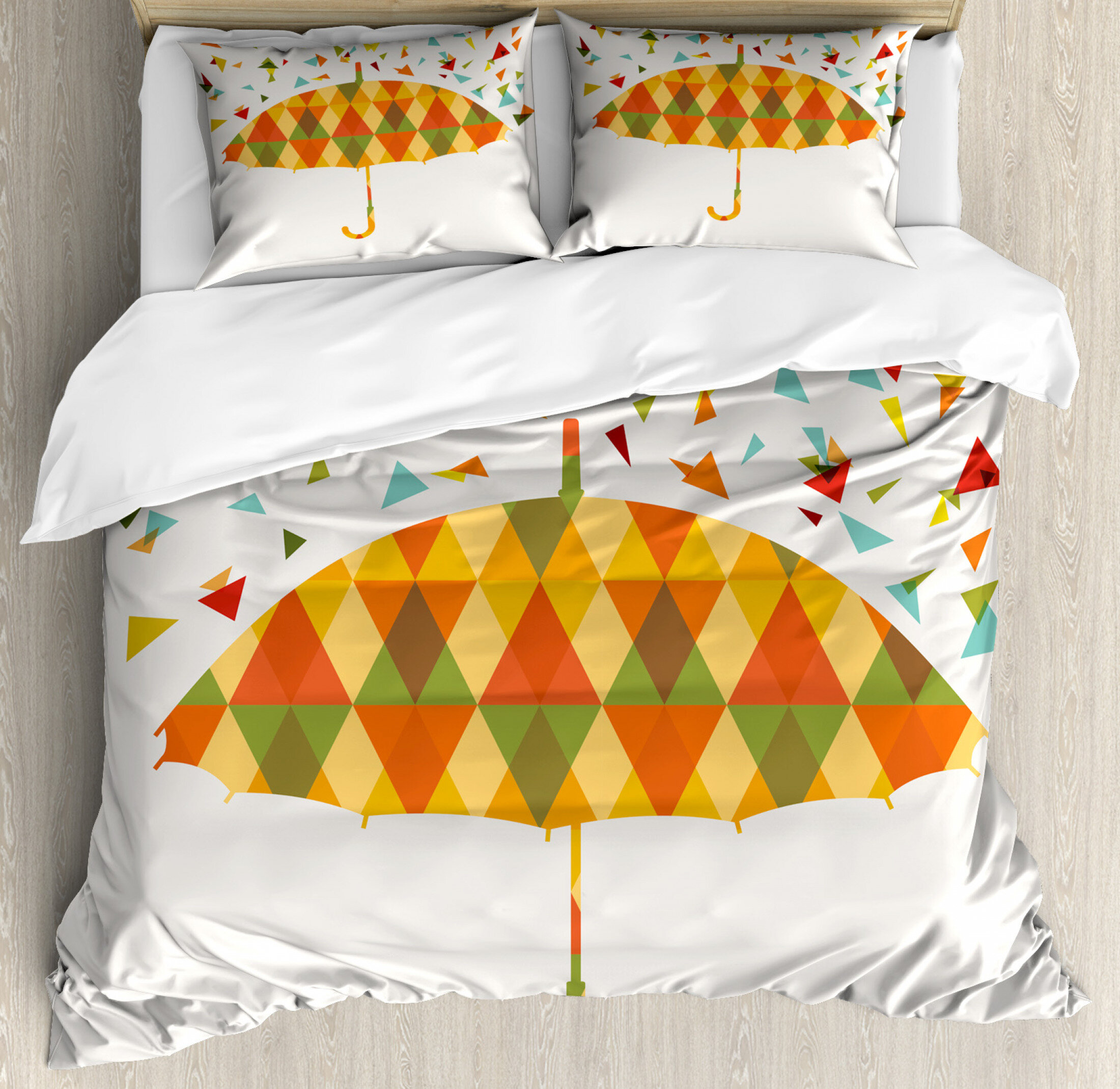 East Urban Home Geometric Duvet Cover Set Wayfair