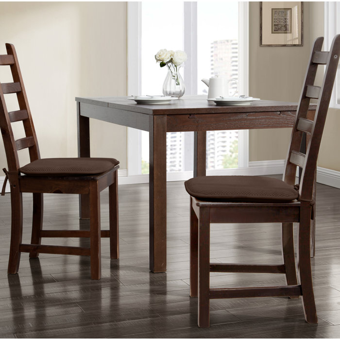 Symple Stuff Non Slip Memory Foam Indoor Dining Chair Cushion