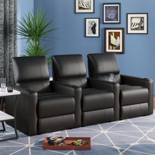 Go to store & view more images Latitude Run Contemporary Home Theatre Lounger (Row of 3)