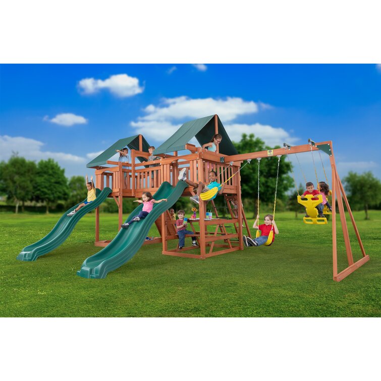 sturdy wooden playsets