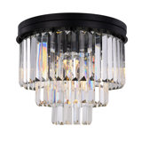 Farmhouse Rustic Unique Statement Flush Mount Lighting Birch Lane