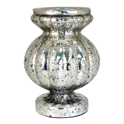 Glass Metal Candlestick Lark Manor