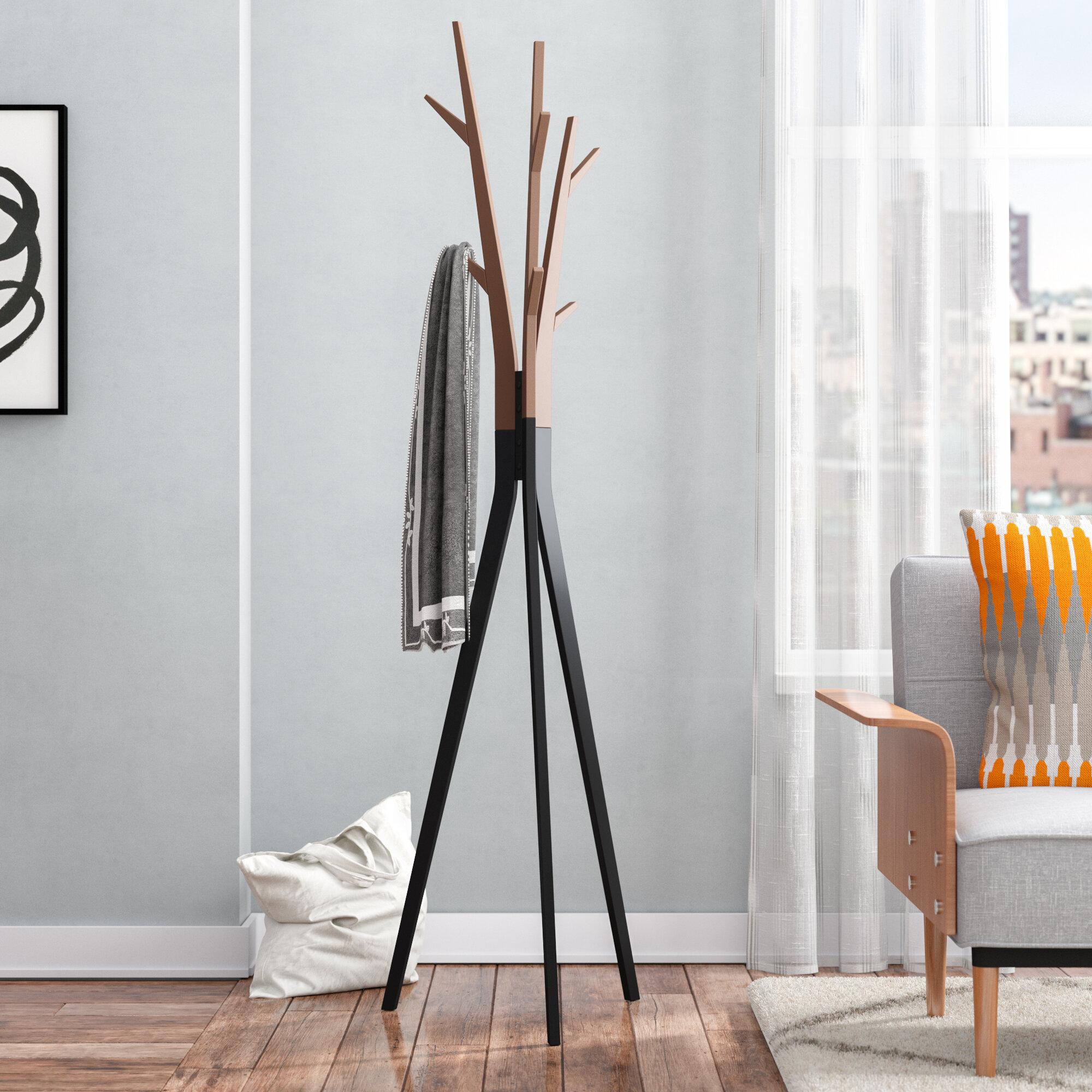 trendy coat rack