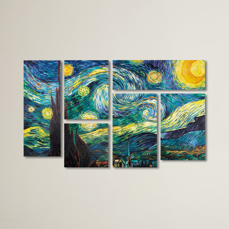 Vault W Artwork Starry Night by Vincent van Gogh 6-Piece ...