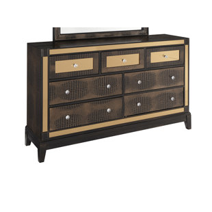 Go to store & view more images Rollison Textured 7 Drawer Dresser by Mercer41