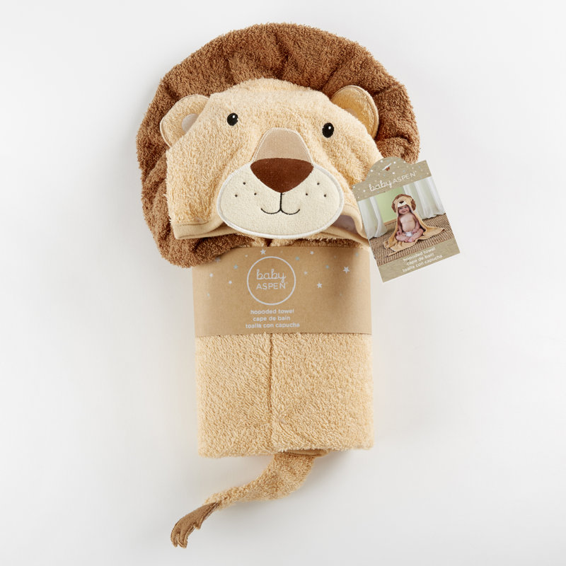 lion baby towel