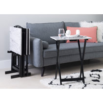 marble tv trays