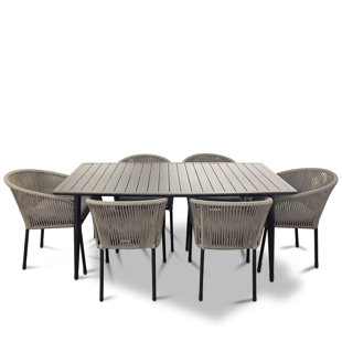 Go to store & view more images Euart Outdoor 7 Piece Dining Set with Cushions by Brayden Studio