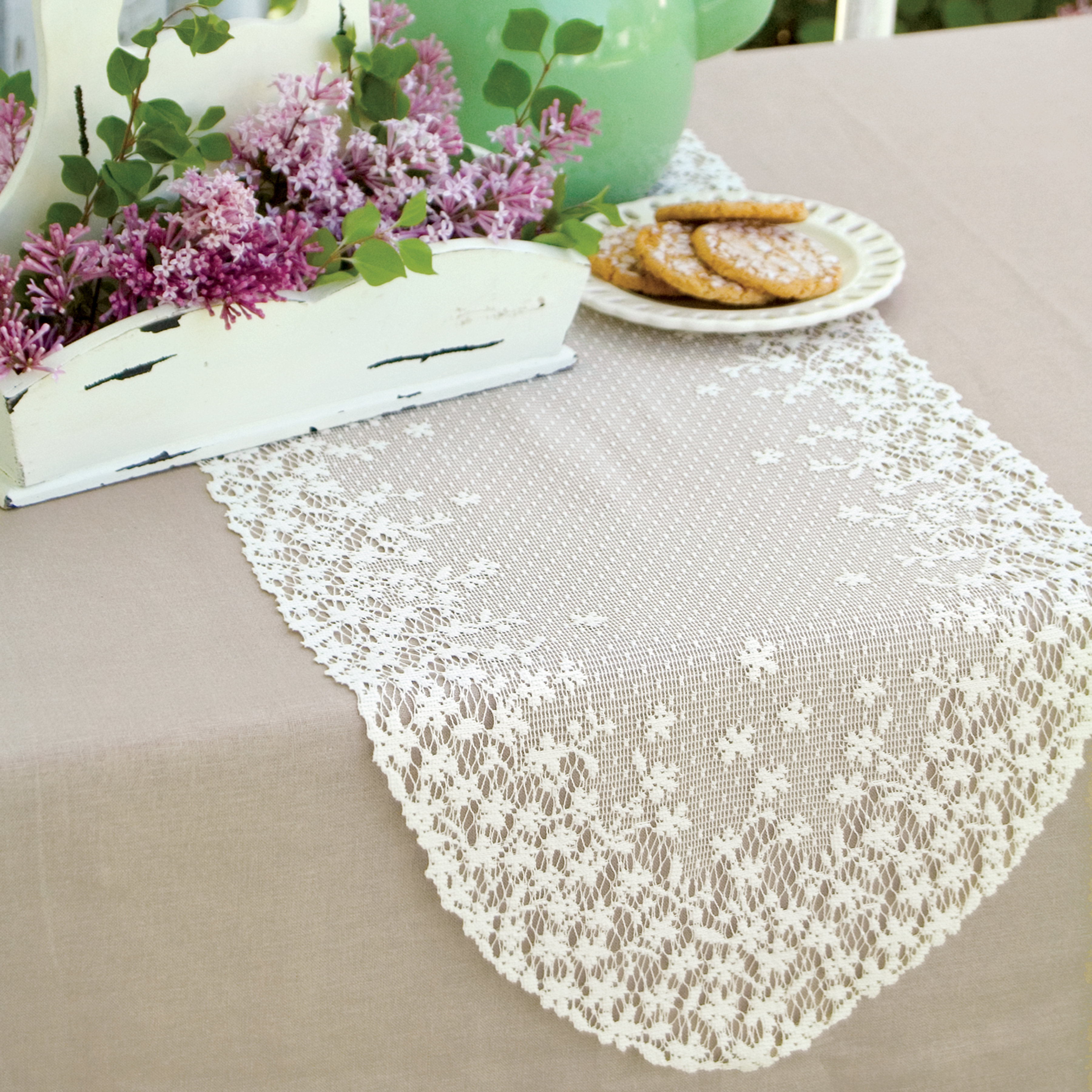 August Grove® Camela Oval Floral Table Runner & Reviews Wayfair