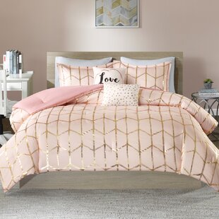 rose gold bedding set