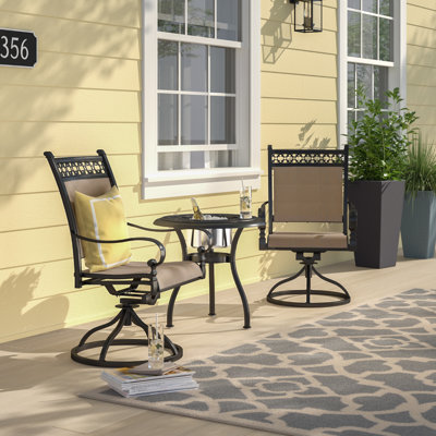 Curacao 3 Piece Rocker Conversation Set Sol 72 Outdoor