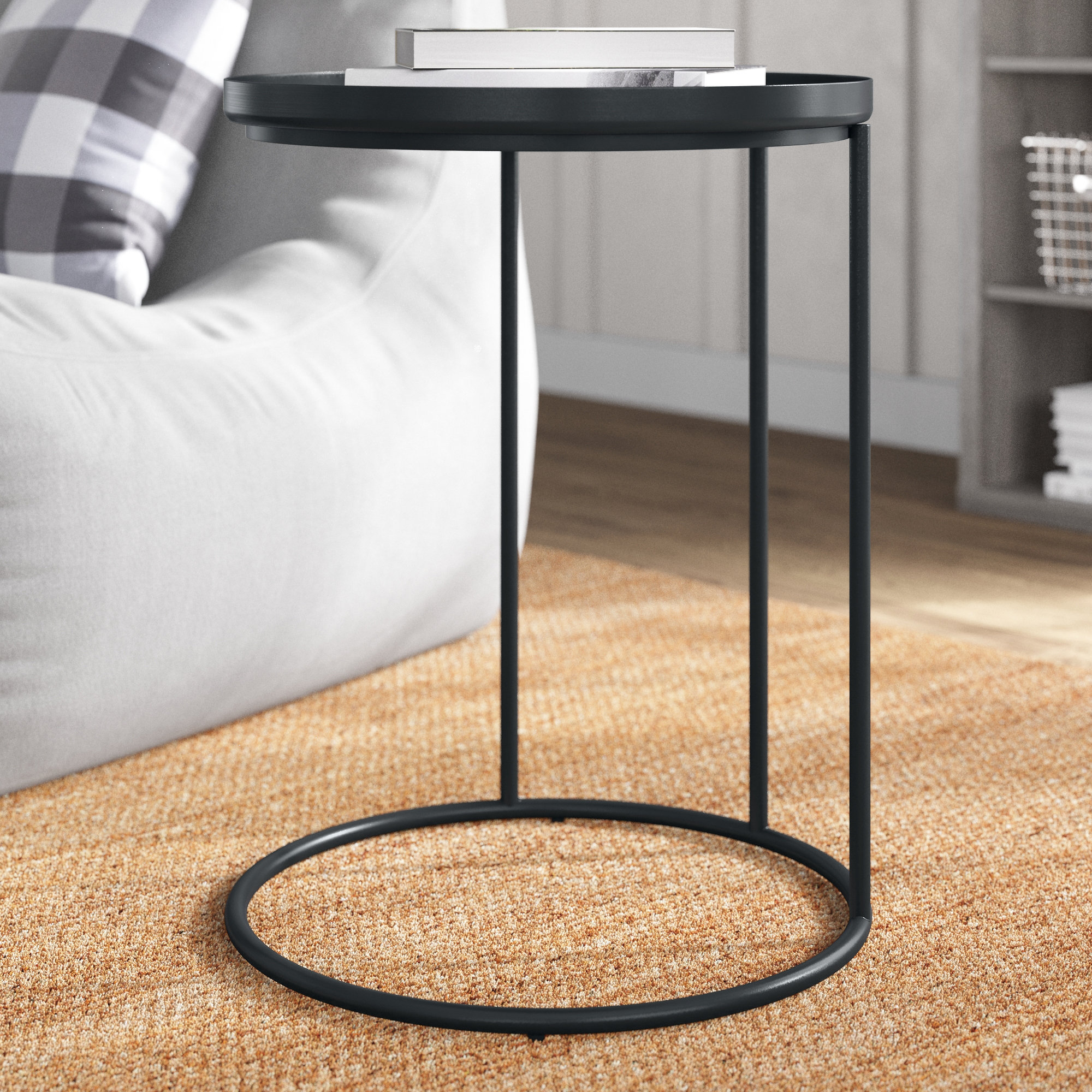 Wade Logan® Annsley 23'' Tall Tray Top C Table End Table & Reviews