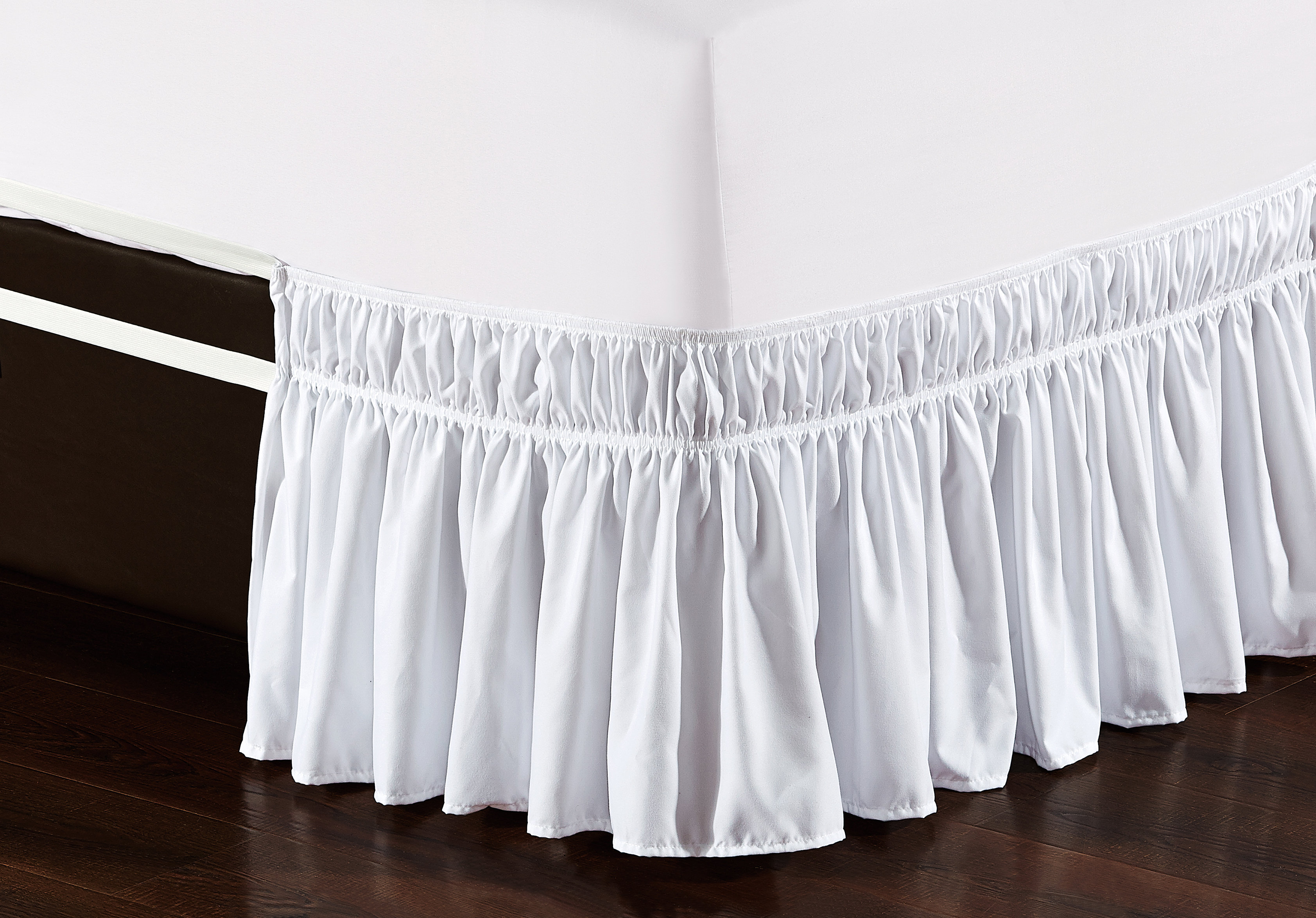 mid length pleated skirts dust ruffles