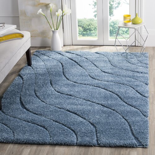 Ebern Designs Stacie Blue Area Rug & Reviews | Wayfair