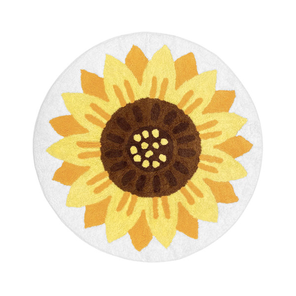 Round Sunflower Rugs Wayfair