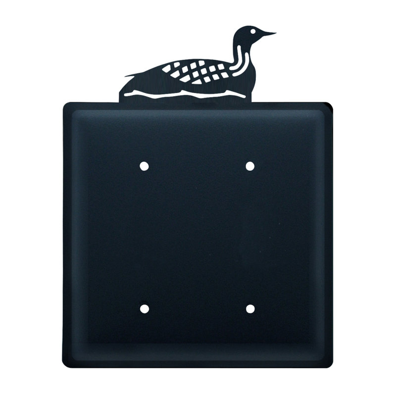 Village Wrought Iron Loon 2 Gang Blank Wall Plate Wayfair