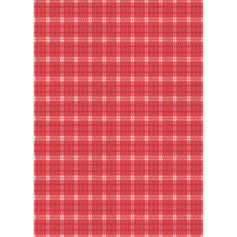 East Urban Home Plaid Wool Red White Area Rug Wayfair Ca