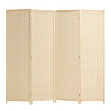 4 Panel Bamboo Rattan Room Dividers You Ll Love In 2021 Wayfair