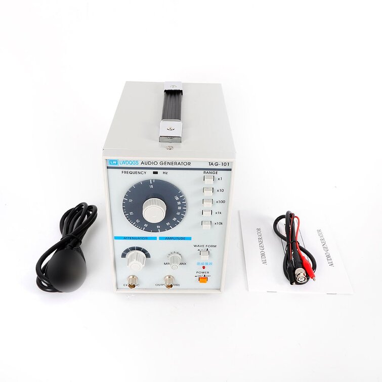 220V TAG-101 Low Frequency Audio Signal Generator Signal Source 10Hz-1MHz 