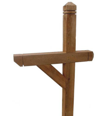 81" H In-Ground Decorative Post
