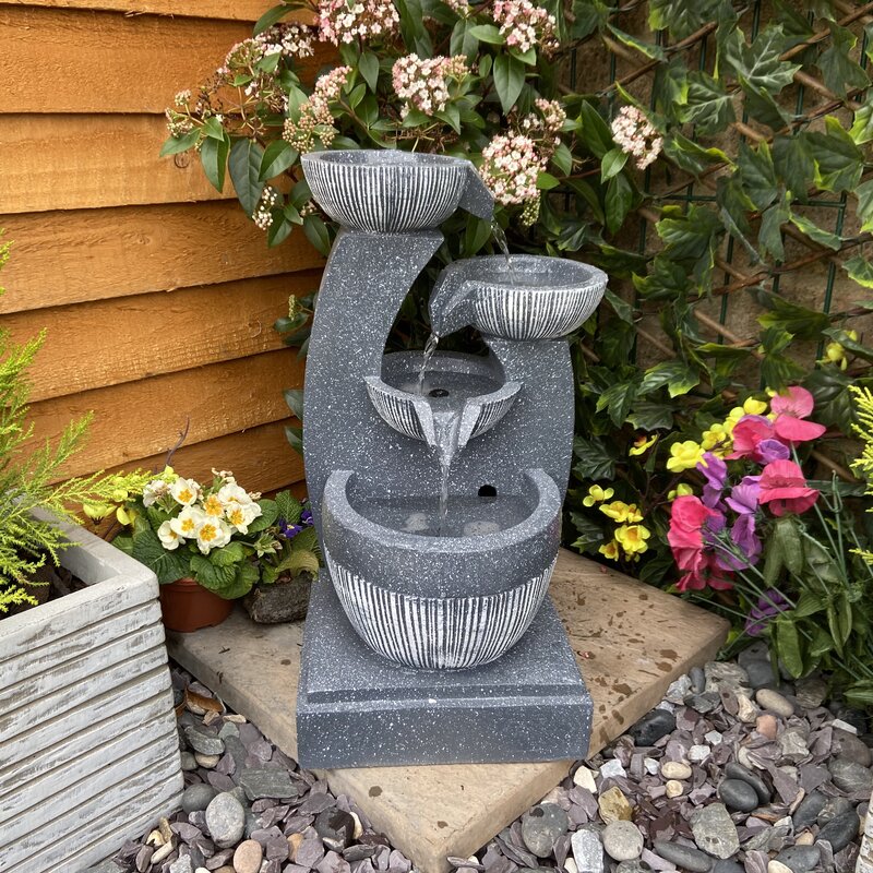 Tranquillity Water features Venetian Resin Water Feature with Light ...