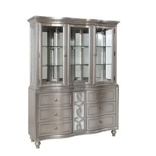 Go to store & view more images Willa Arlo Interiors Delmare Lighted China Cabinet