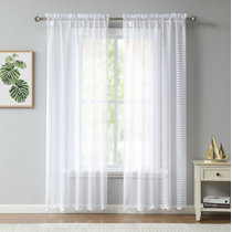 crinkle voile curtains wayfair