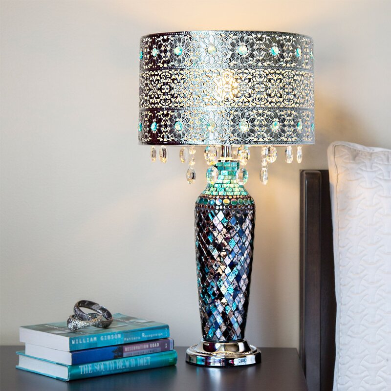 wayfair crystal table lamps