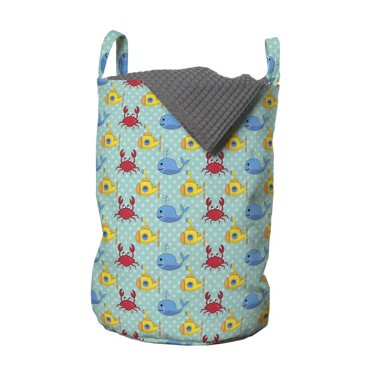 East Urban Home Ambesonne Yellow Submarine Laundry Bag | Wayfair