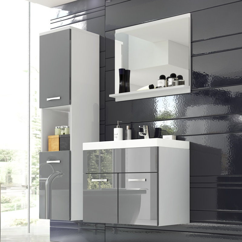 Brayden Studio Stockwood 4 Piece Bathroom Furniture Set With 4 Piece Bathroom Furniture Set