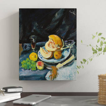 Winston Porter Still Life With Melon Oil Painting Print On
