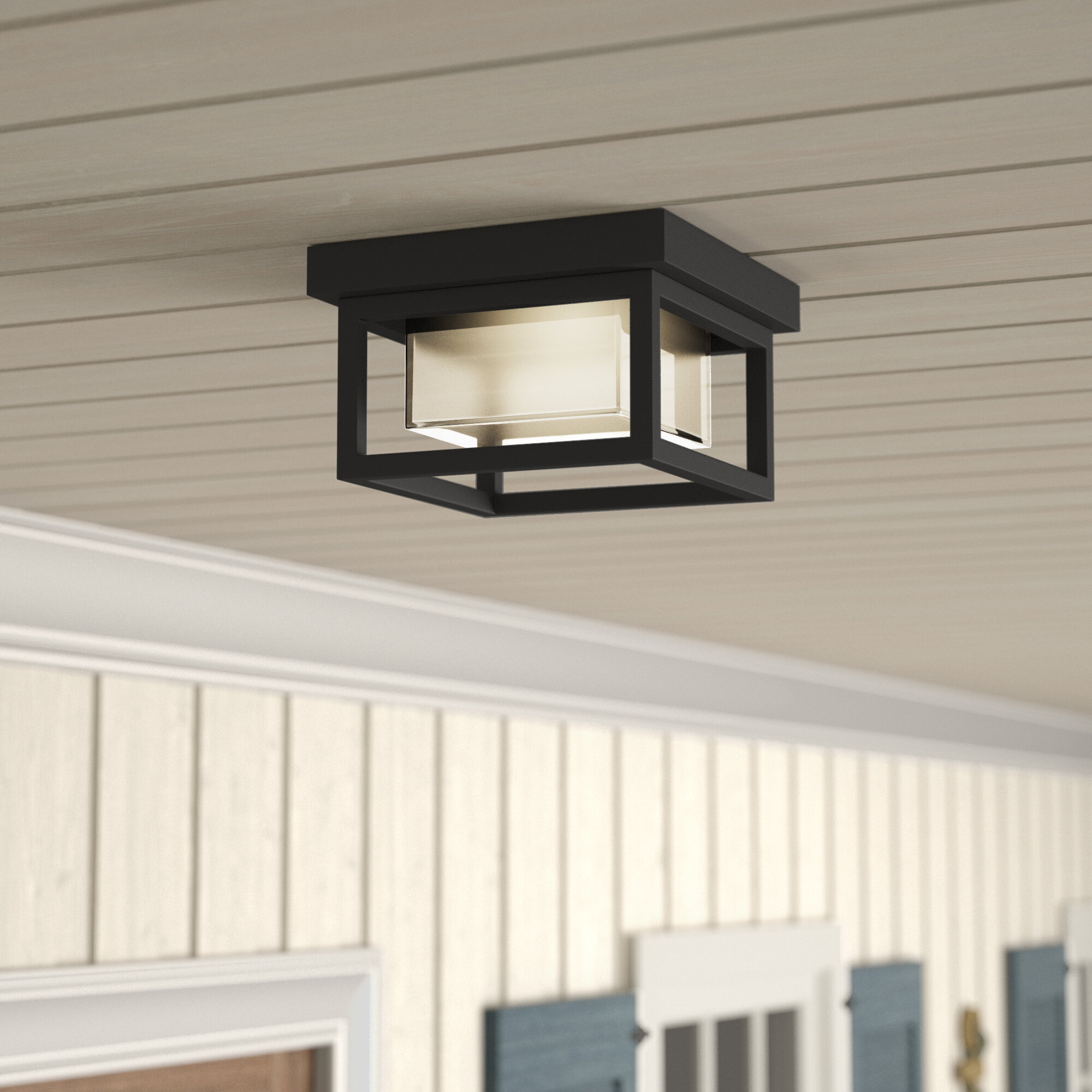 mounted porch light