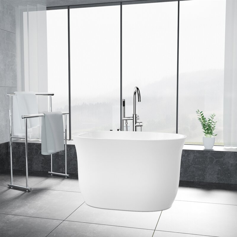 ExtroMax Acrylic Freestanding Bathtub-2023 | Wayfair.ca