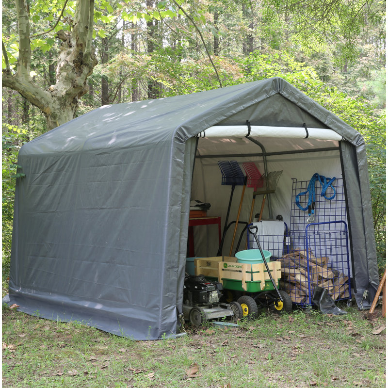 Weatherfast 8 Ft X 8 Ft Metal Portable Storage Shed Reviews