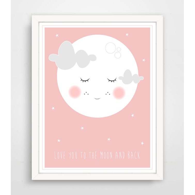 Finny And Zook I Love You To The Moon And Back Sweet Sleepy Moon Personalized Paper Print Reviews Wayfair Finny And Zook I Love You To The Moon And Back Sweet Sleepy Moon Personalized Paper Print Reviews Wayfair