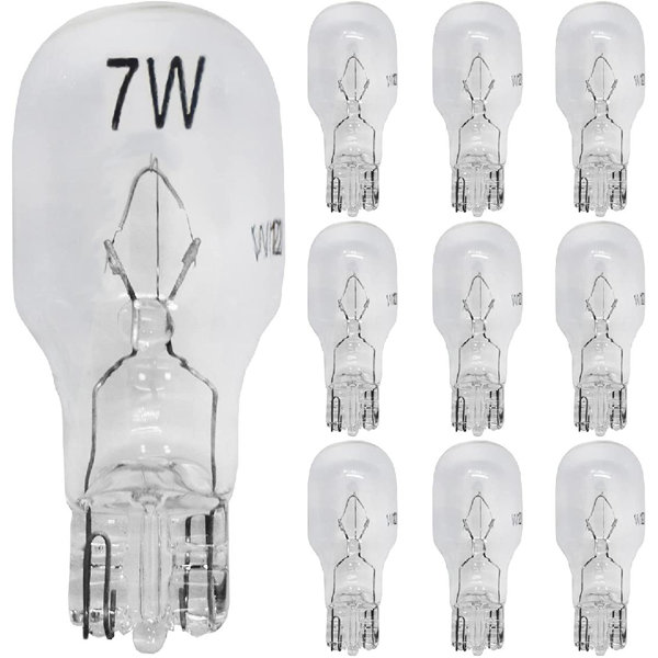 12v LED bulb for landscape lighting,Warm white 10 pack T10 T15 wedge base 