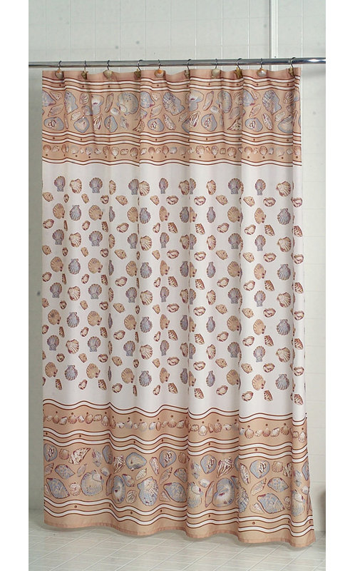Carnation Home Fashions South Beach Single Shower Curtain Reviews Wayfair