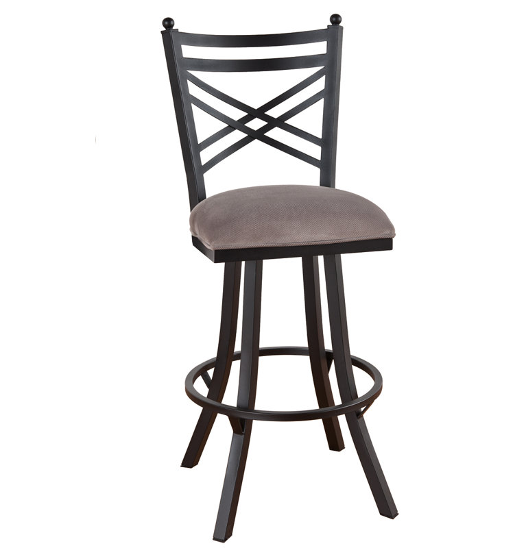 Red Barrel Studio Howie 34 Swivel Bar Stool Wayfair Howie 34 Swivel Bar Stool