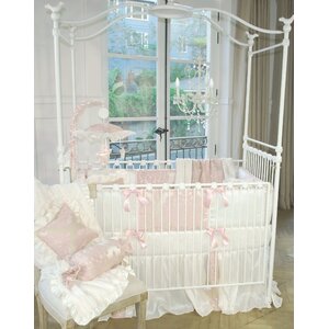 Blush Petal 4 Piece Crib Bedding Set