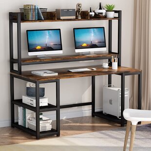 40 inch wide computer desk with hutch