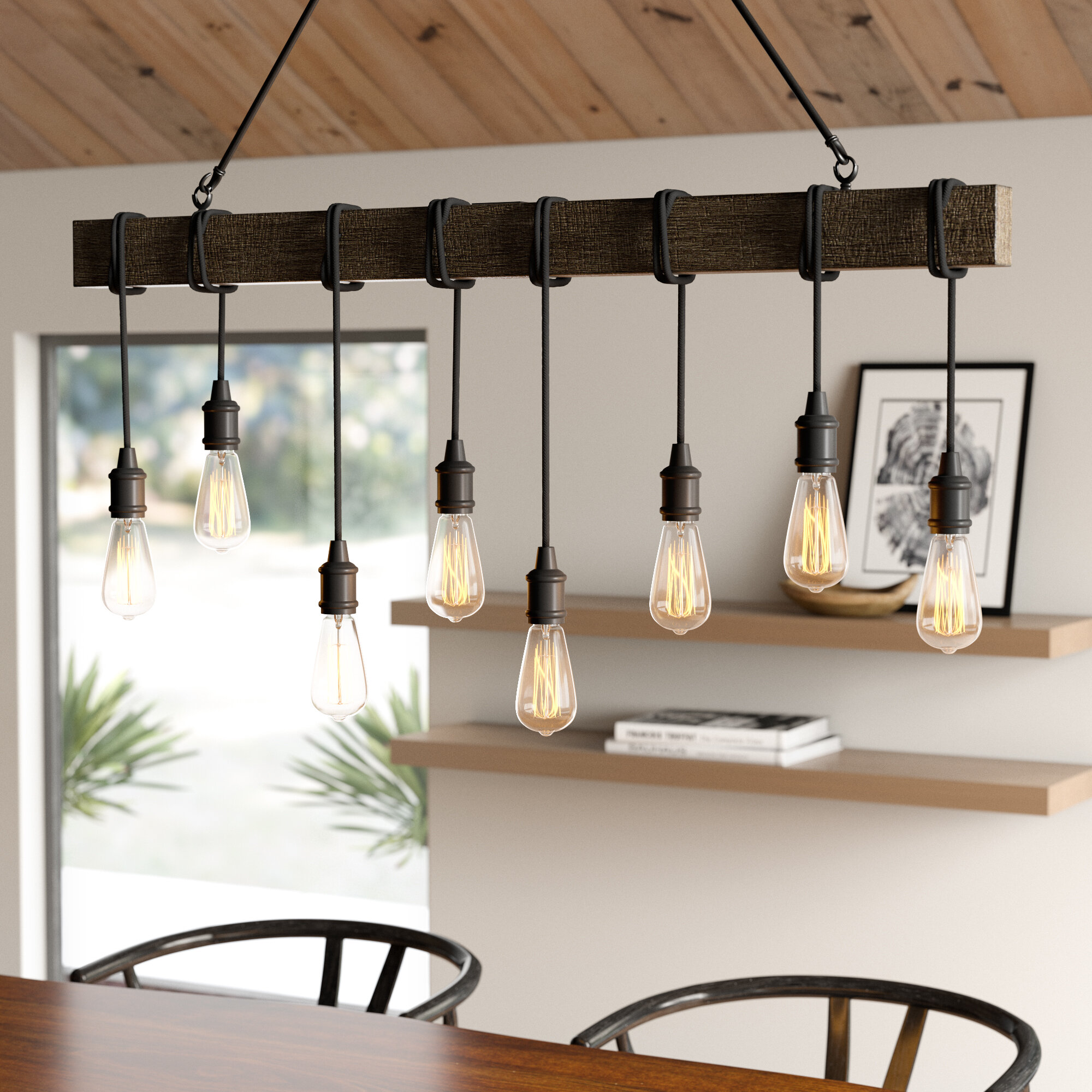 Светильники потолочные подвесные для кухни над столом на кухне фото