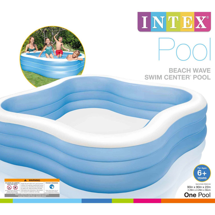 7.5' Plastic Inflatable Pool | Wayfair