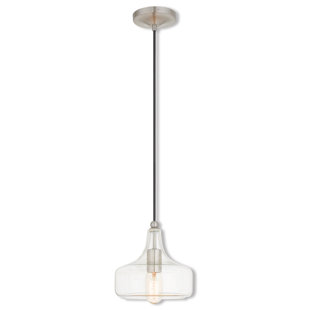 Modern Schoolhouse Pendant Lighting Allmodern Scalf 1 Light Schoolhouse Pendant