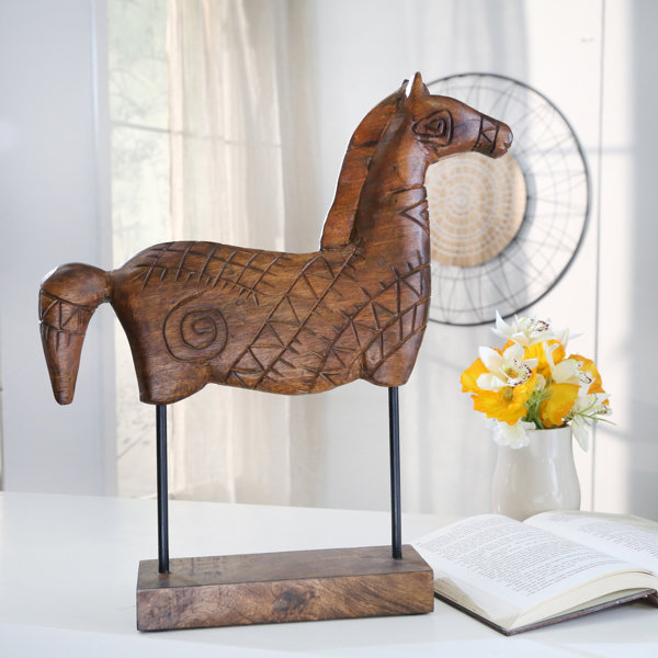 Wooden Horse Decor