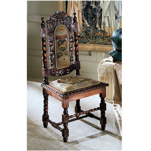 Go to store & view more images Design Toscano Charles II Side Chair