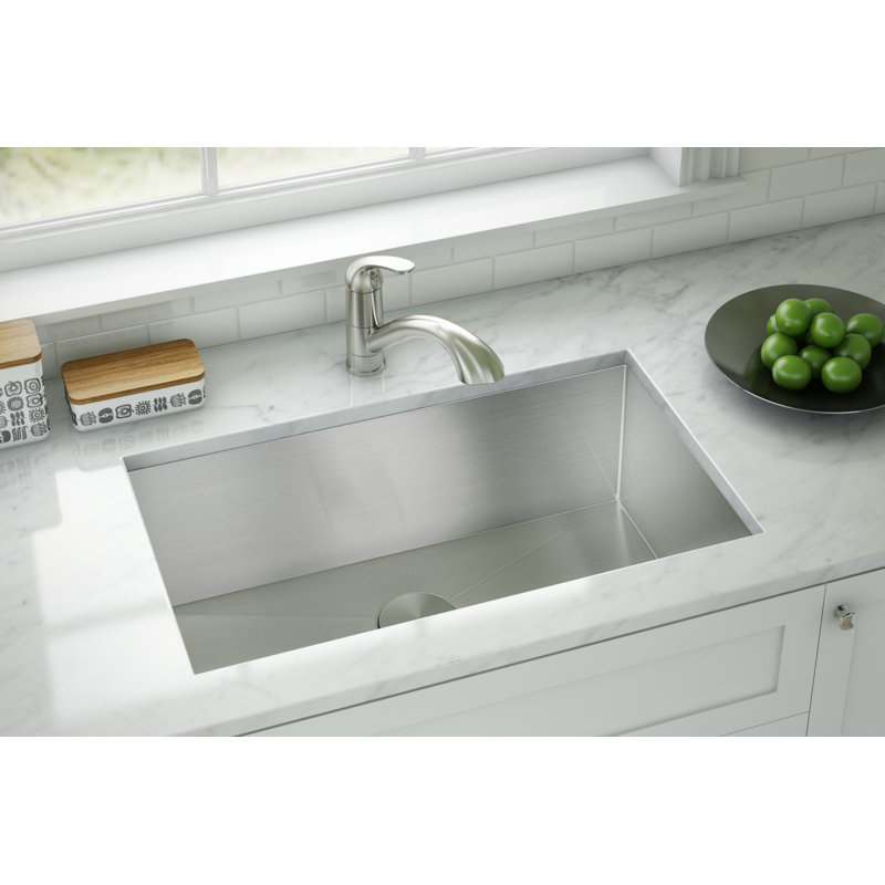 Allora Usa 27 L X 18 W Undermount Kitchen Sink With Sink Grid And Drain Assembly Wayfair